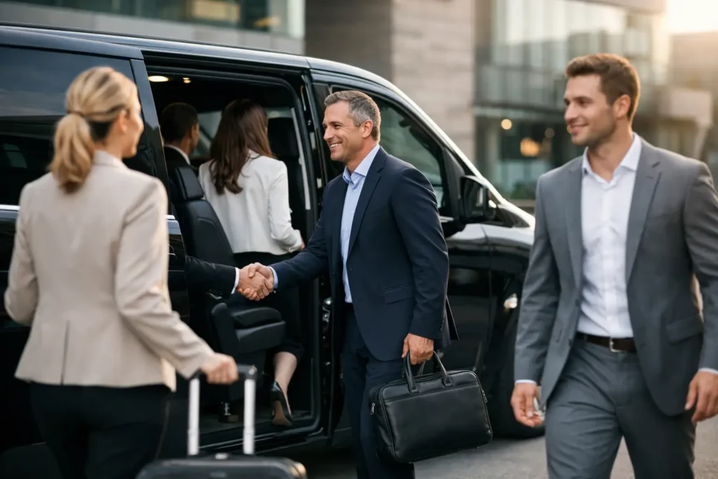 Servicio lanzadera para evento corporativo