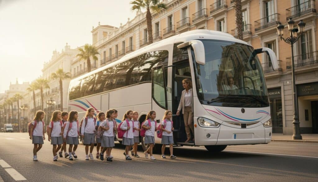 Alquiler de Autobús para Excursiones Escolares en Madrid: Guía de Seguridad y Precios 2026