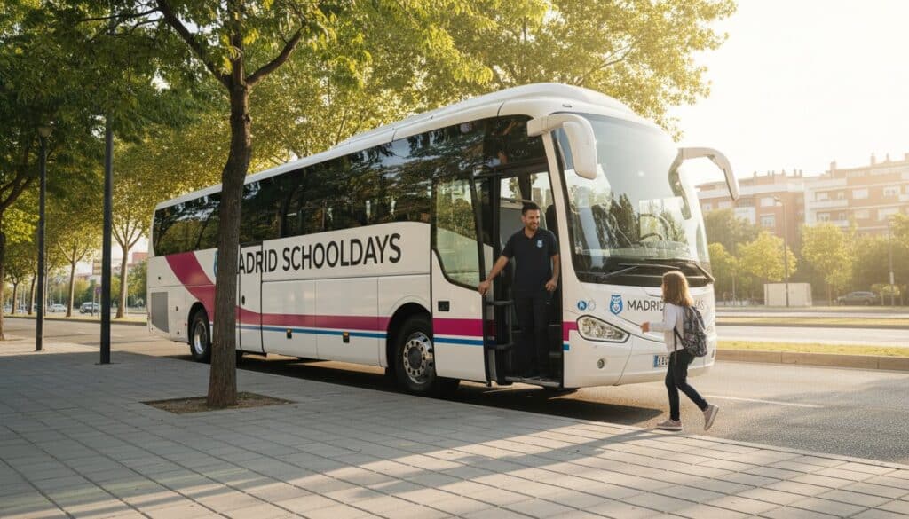 Autobús Escolar en Madrid: Guía Completa de Seguridad y Alquiler 2026
