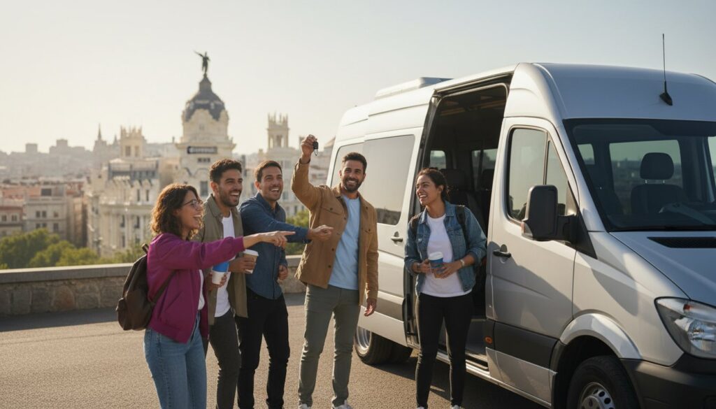 Cómo alquilar un minibús sin conductor en Madrid: Guía Completa 2026