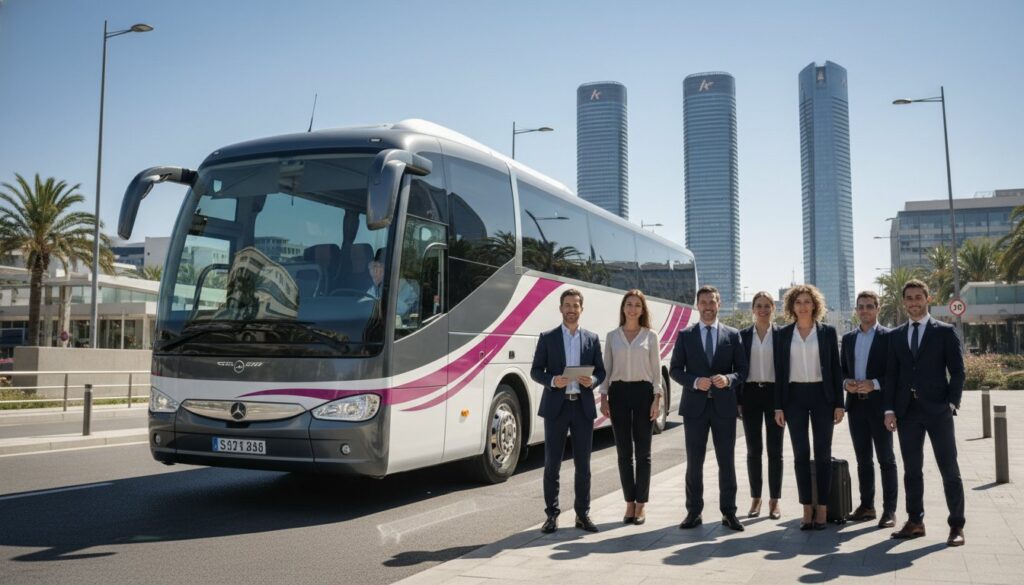 Transporte para eventos de empresa en Madrid: Guía logística y de planificación 2026