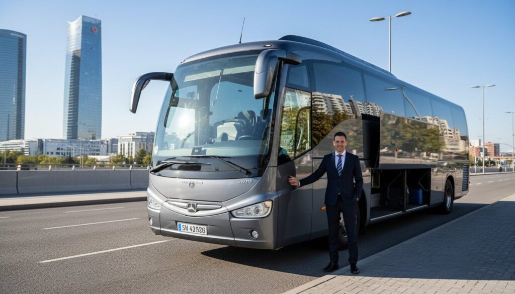 Alquiler de Autobús con Conductor en Madrid: Guía Completa y Tarifas 2026