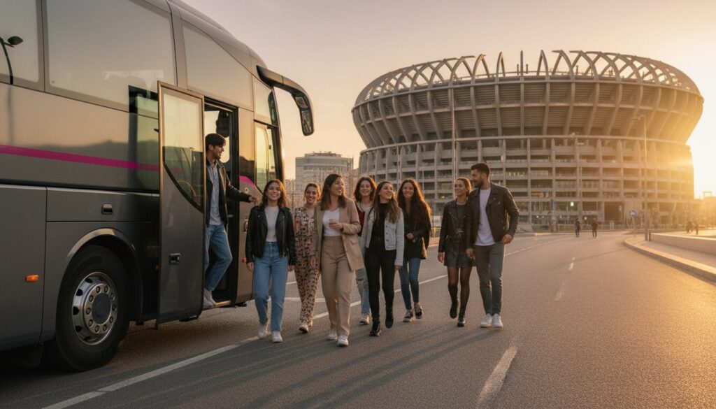 Alquiler de autobús para concierto en Madrid: Guía de logística y transporte 2026