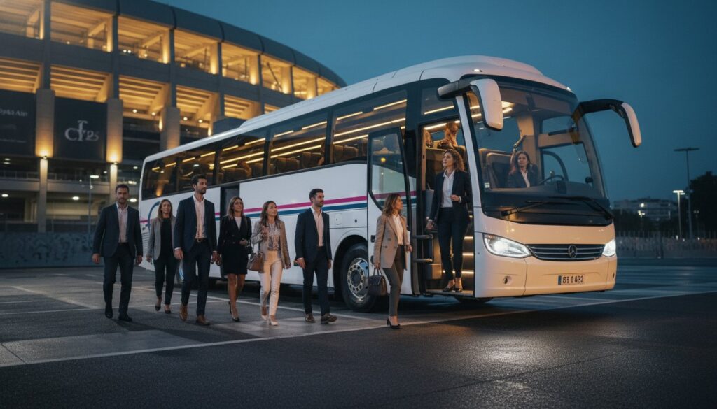 Transporte para eventos en el Wanda Metropolitano: Guía de movilidad grupal 2026