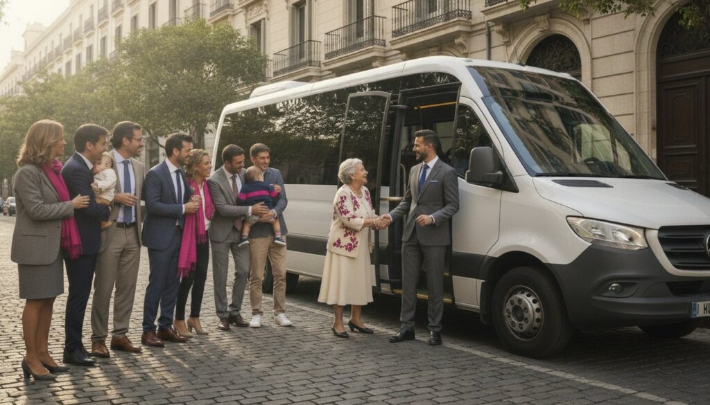 Transporte para reuniones familiares grandes: Guía logística 2026