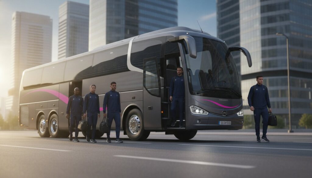 La mejor experiencia de transporte para un equipo deportivo: Guía de logística y confort