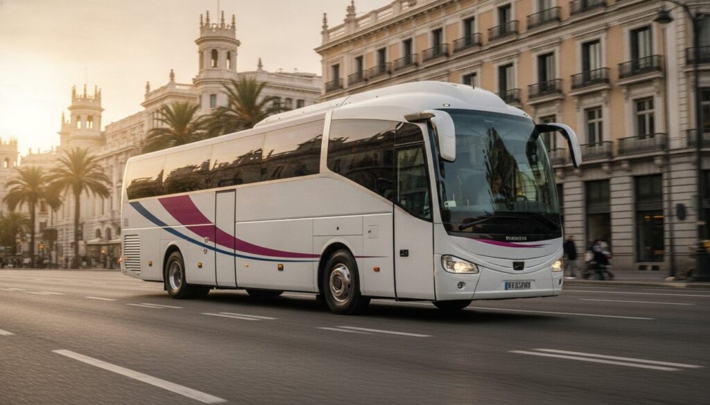 Alquiler de autobús de 70 plazas en Madrid: Guía de precios y logística 2026