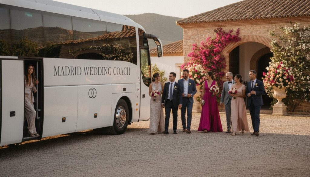Capacidad de autobús para bodas: Guía completa para elegir el tamaño ideal