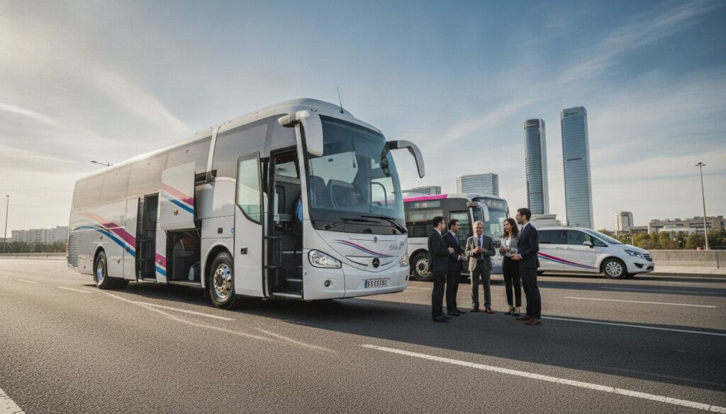 Guía de transporte grupos: Tarifas y flota de 7 a 70 plazas