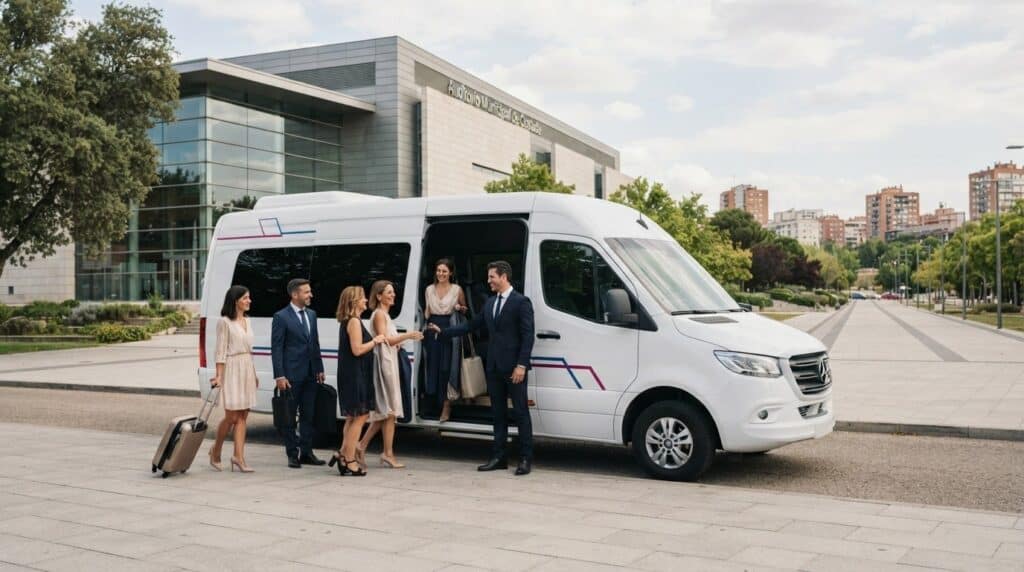 Microbús para eventos en Coslada: transporte de grupos con conductor