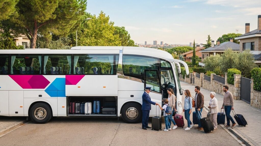 Alquiler de autobús en Pozuelo de Alarcón: transporte privado para grupos