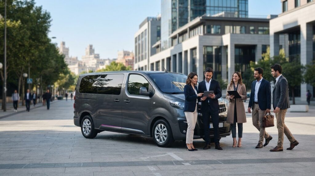 Alquiler de minivan para empresas en Madrid: guía práctica