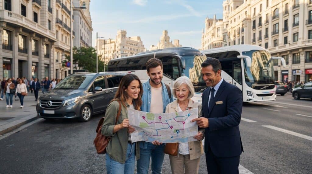 Tarifas de transporte discrecional de viajeros en Madrid: qué incluyen y cómo se calculan