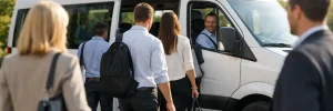 Minibús diario para empleados sin incidencias